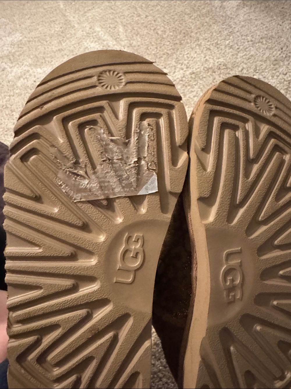 UGG Metallic Leopard Glitter Short Boots - Chestnut Gold - Picture 5 of 5
